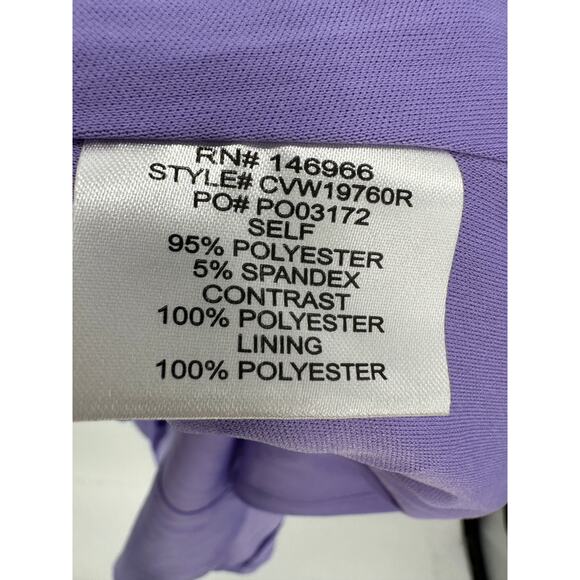 Crystal Doll Juniors Size 3 Purple Sequin Maxi Dress Gown Slit Prom Gala Formal - Picture 5 of 6